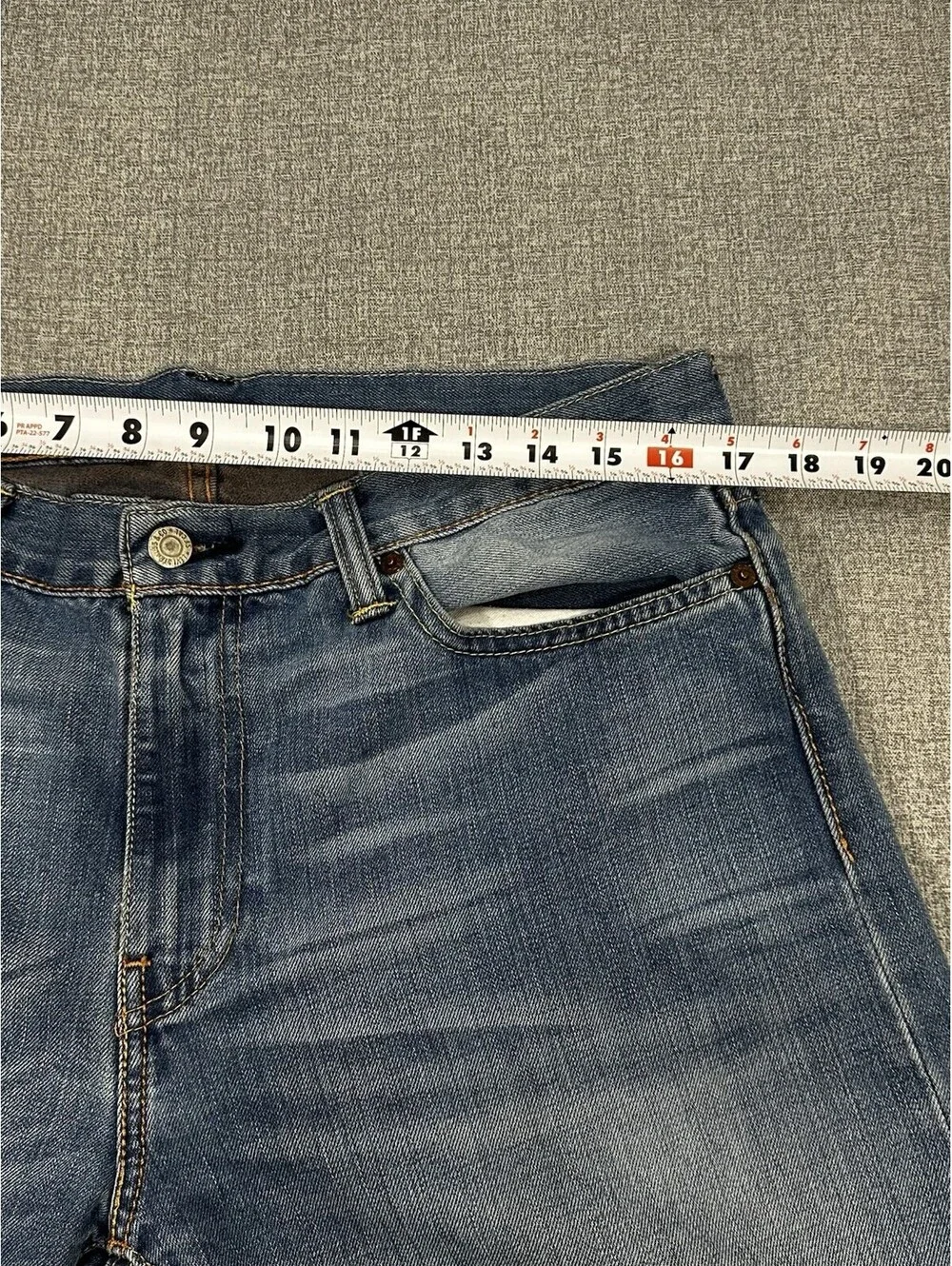 Levi’s 504 Men’s Jeans 34x32 Blue Regular Straight Stretch Denim